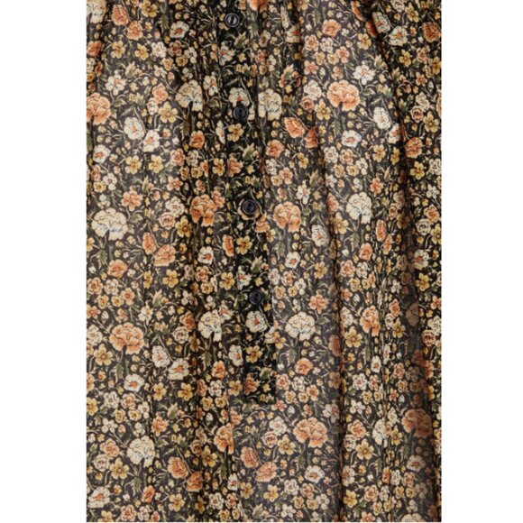 Nili Lotan Normandy Floral-Print Cotton Top - Picture 4 of 12